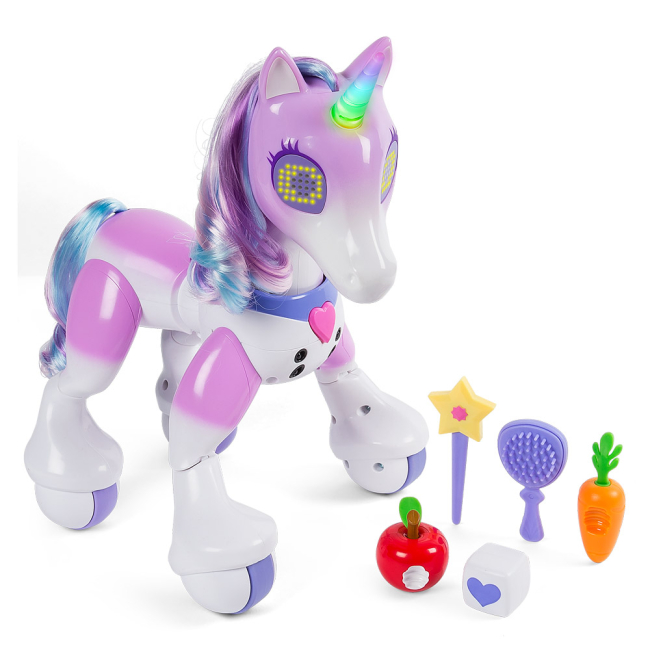 Фігурки тварин - Інтерактивна іграшка Zoomer Чарівний єдиноріг(SM14428)