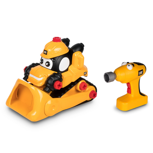Машинки для малюків - Іграшка-конструктор Toy State Бульдозер Піт (80463)