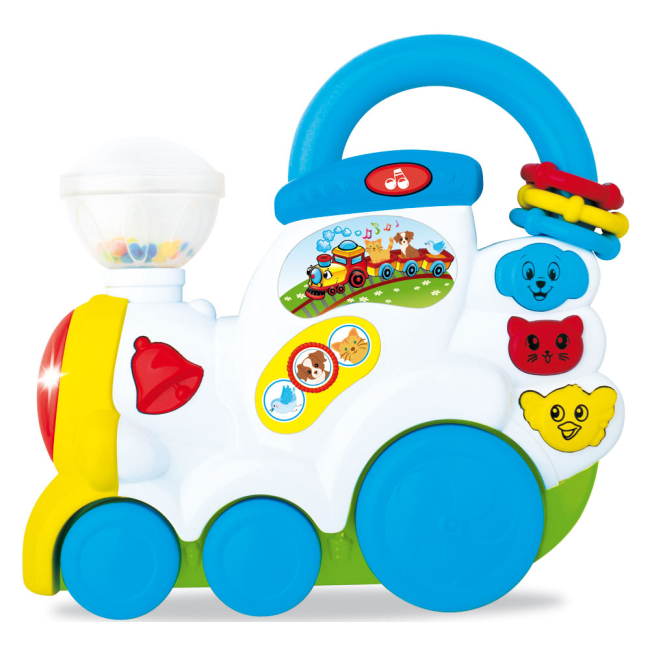 Розвивальні іграшки - Музична панель BeBeLino Потяг із тваринками (58085)