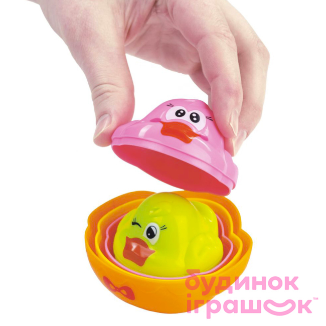 Розвивальні іграшки - Набір іграшок для ванни Bebelino Каченята-хованки(58087)
