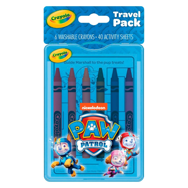 Товары для рисования - Набор для путешествий Crayola Щенячий патруль (04-0437)