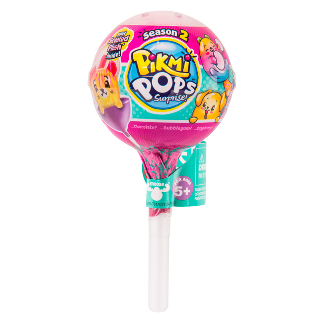 Брелоки - Мягкая игрушка-сюрприз Pikmi Pops S2 Single 8 см (75158)