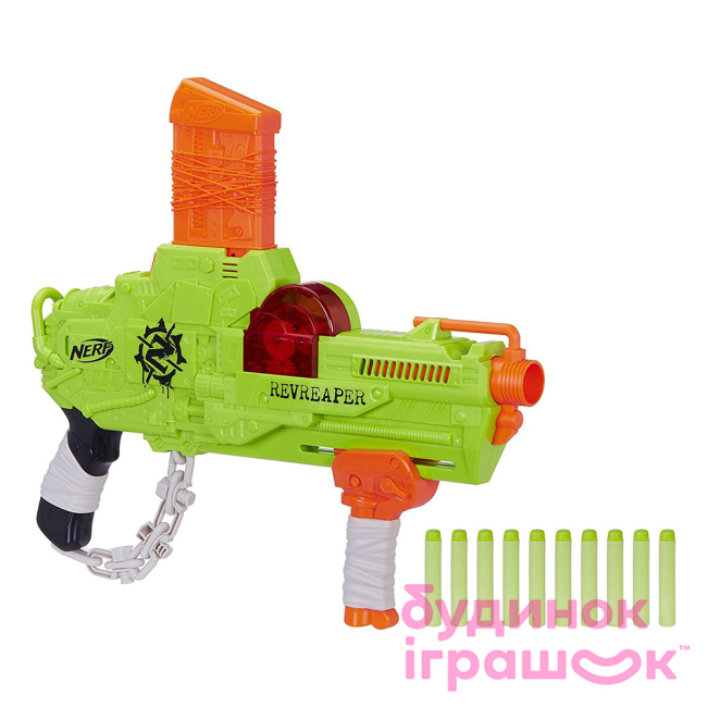 Помпова зброя - Бластер іграшковий Nerf Зомбі Страйк Ревріпер (E0311)