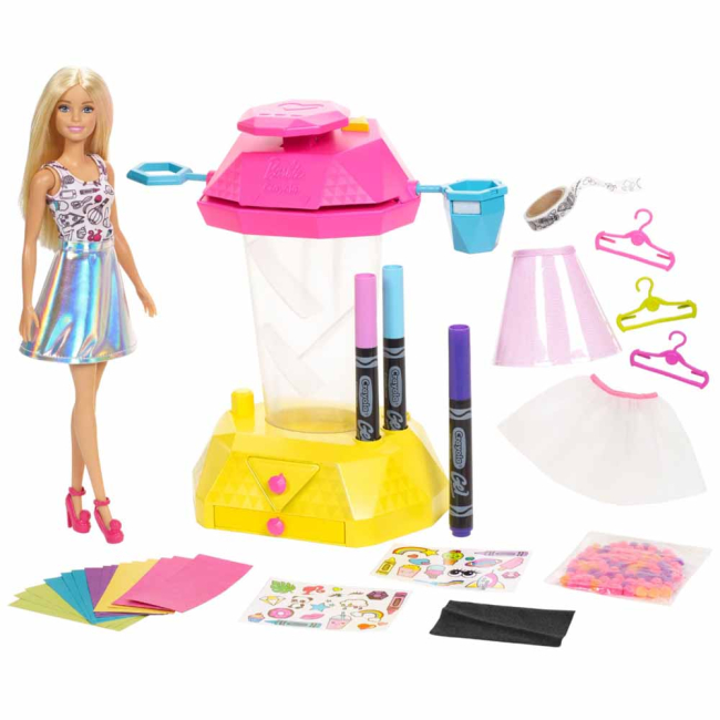 Ляльки - Лялька Barbie Crayola Чарівне конфетті (FRP02)