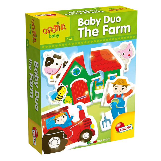 Розвивальні іграшки - Пазл Lisciani Baby Duo Ферма (57825)