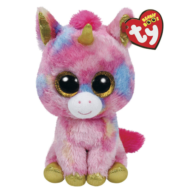 Мягкие животные - Мягкая игрушка TY Beanie Boo’s Единорог Фантазия 50 см (36819)