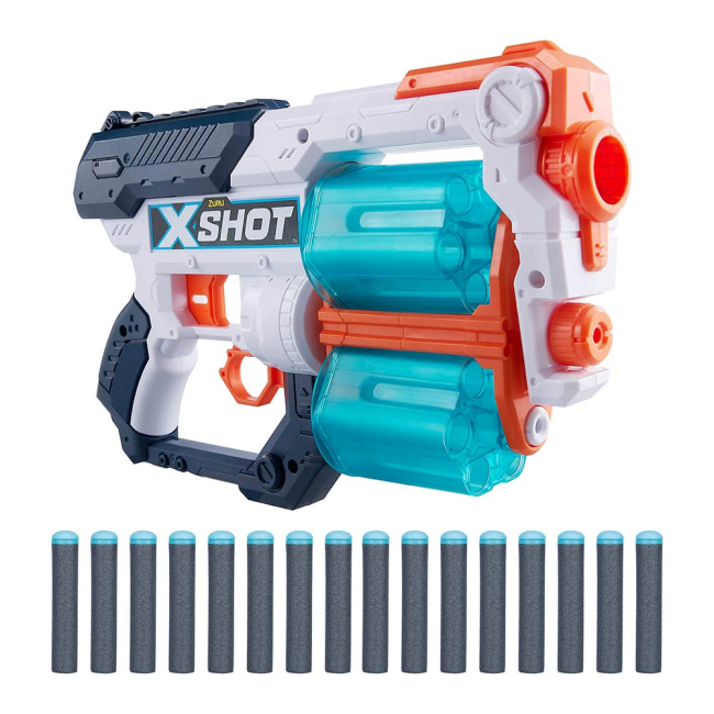 Помповое оружие - Скорострельный бластер X-Shot Excel Xcess TK-12 (36188Z)