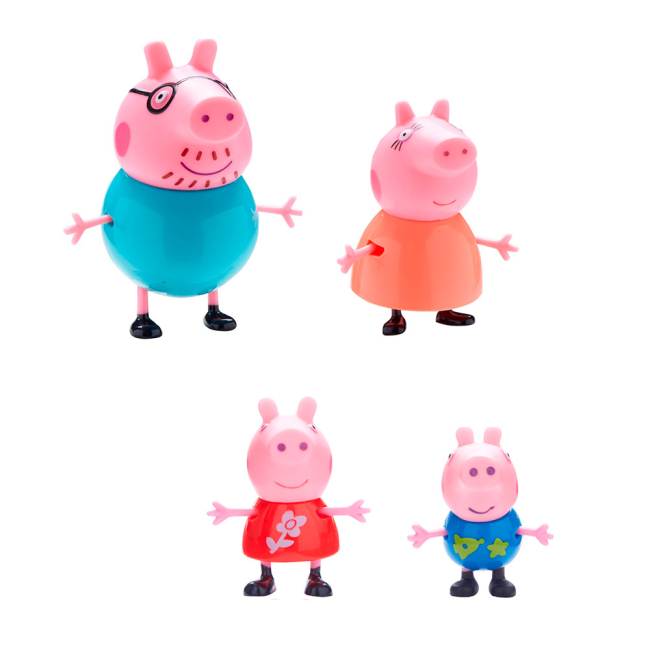 Фигурки персонажей - Набор фигурок Peppa Pig Большая семья Пеппи (06666)