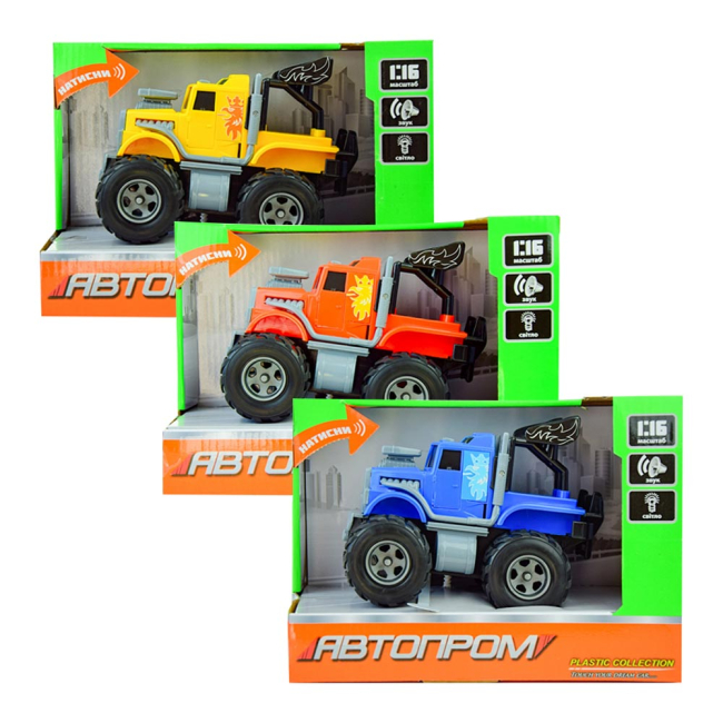 Транспорт и спецтехника - Машинка игрушечная Автопром 1:16 в ассортименте (7680ABC)