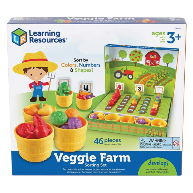 Розвивальні іграшки - Навчальний набір-сортер Learning Resources Розумний фермер (LER5553)
