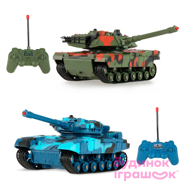 Радіокеровані моделі - Ігровий набір Crazon Бойові танки на радіокеруванні (333-TK11A)