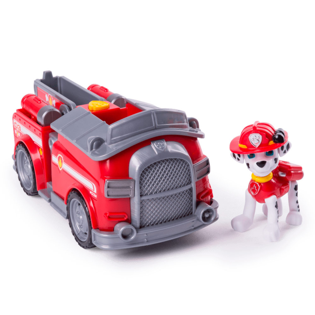 Фігурки персонажів - Набір Paw Patrol Рятівний автомобіль-трансформер із водієм Маршал (SM16601/0931)