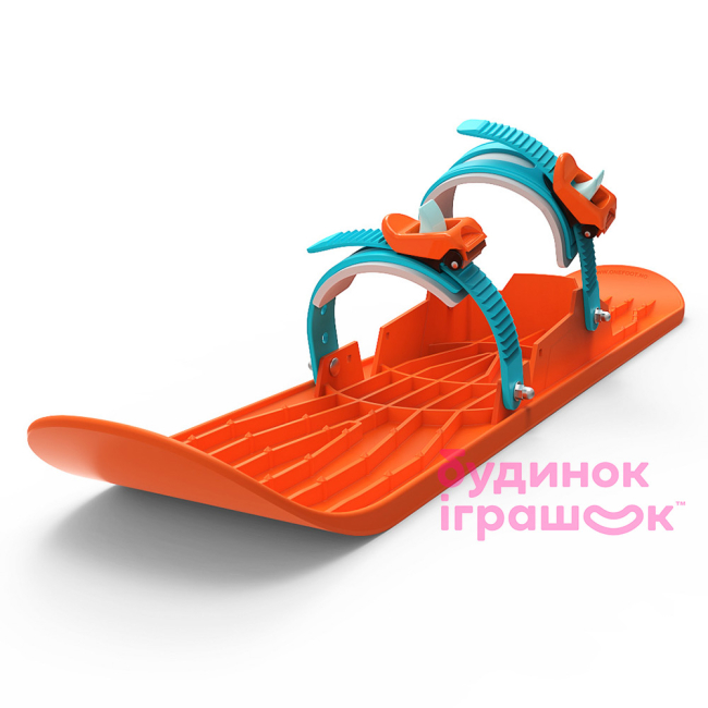 Санки и аксессуары - Санки-лыжа Plastkon OneFoot оранжевые (8595096962209)