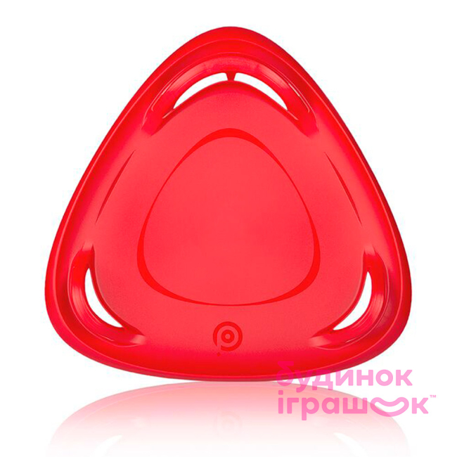 Санки и аксессуары - Санки-тарелка для взрослых Plastkon Метеор 60 красные (8595096938037)