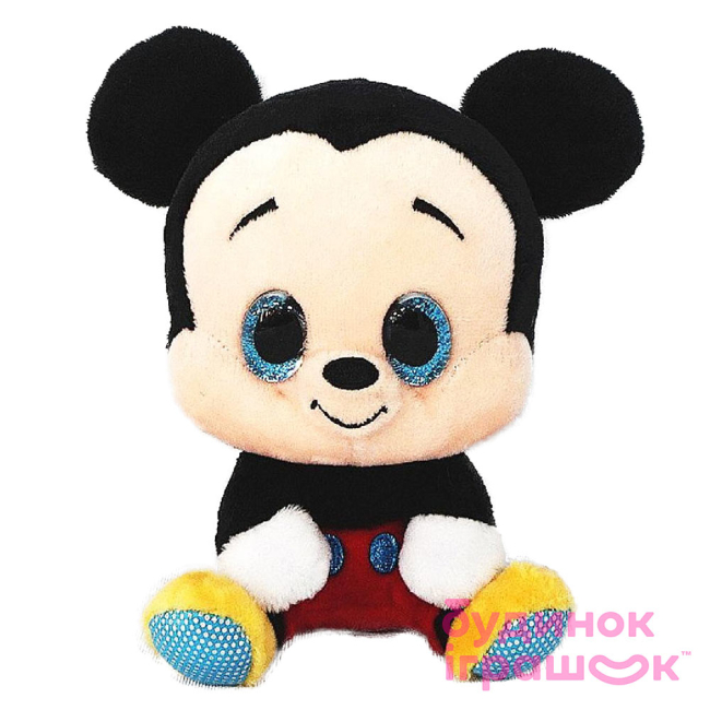 Персонажі мультфільмів - М’яка іграшка Disney Міккі Маус з великими очима 15 см (PDP1602245)