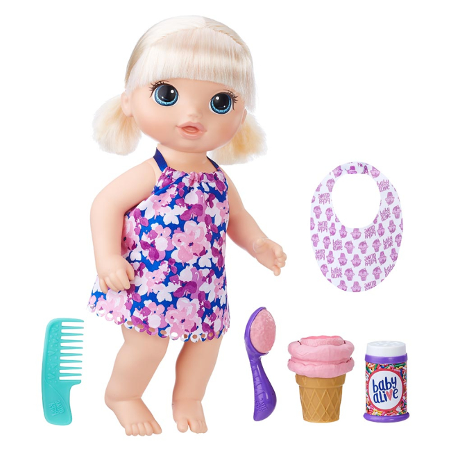Пупси - Набір ігровий Baby Alive Лялька з морозивом (C1090)