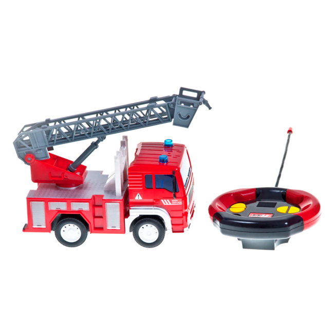 Радиоуправляемые модели - Пожарная машинка игрушечная Big Motors (WY1550B)
