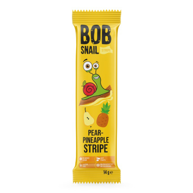 Сладости - Натуральные конфеты Bob Snail Груша-ананас (4820206080912)
