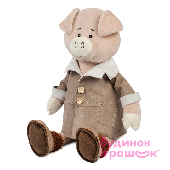 М'які тварини - М’яка іграшка Maxi Toys Свин Дюк 28 см (2024041)