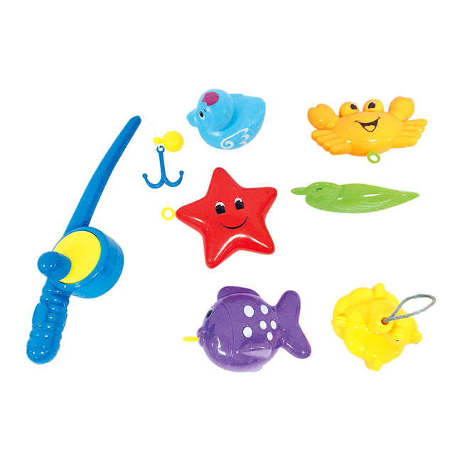 Игрушки для ванны - Набор игрушек для ванны Bino с удочкой (88652)