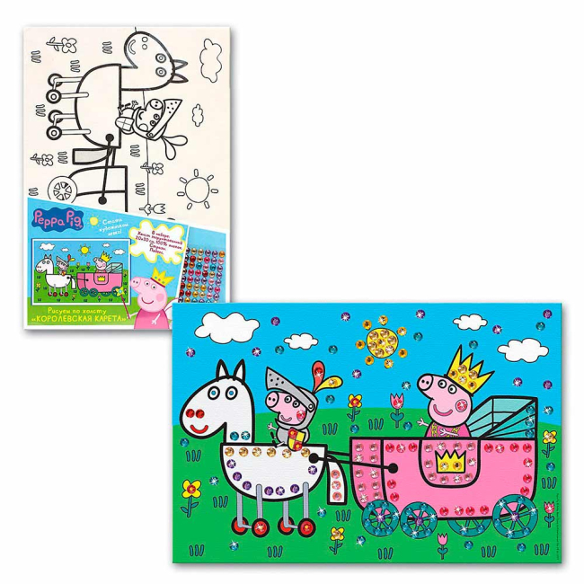 Товары для рисования - Набор для творчества Peppa Pig Королевская карета (4820171710845)