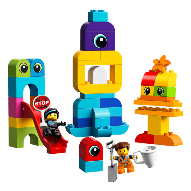 Конструктори LEGO - Конструктор LEGO Duplo Гості Еммета та Люсі з планети Duplo (10895)