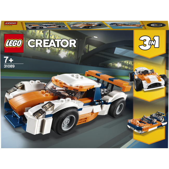 Конструкторы LEGO - Конструктор LEGO Creator Оранжевый гоночный автомобиль (31089)