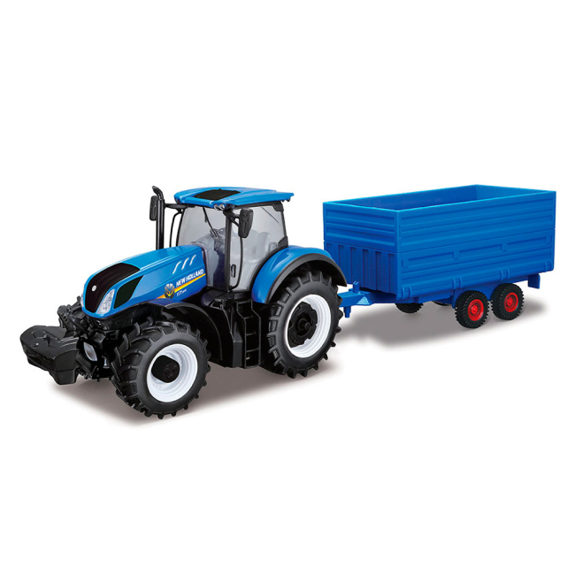 Транспорт и спецтехника - Автомодель Bburago Farm Трактор New Holland (18-44067)
