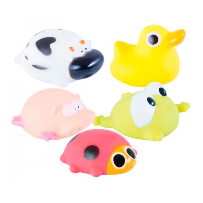 Игрушки для ванны - Набор игрушек для ванны Bebelino Веселая ферма брызгалки (58115)