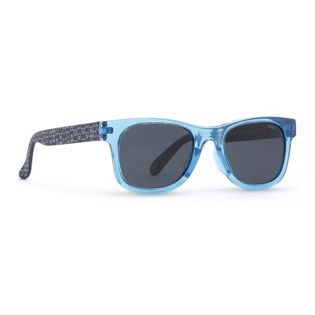 Солнцезащитные очки - Солнцезащитные очки INVU Вайфареры Мишки-зайчики голубые (K2909C)