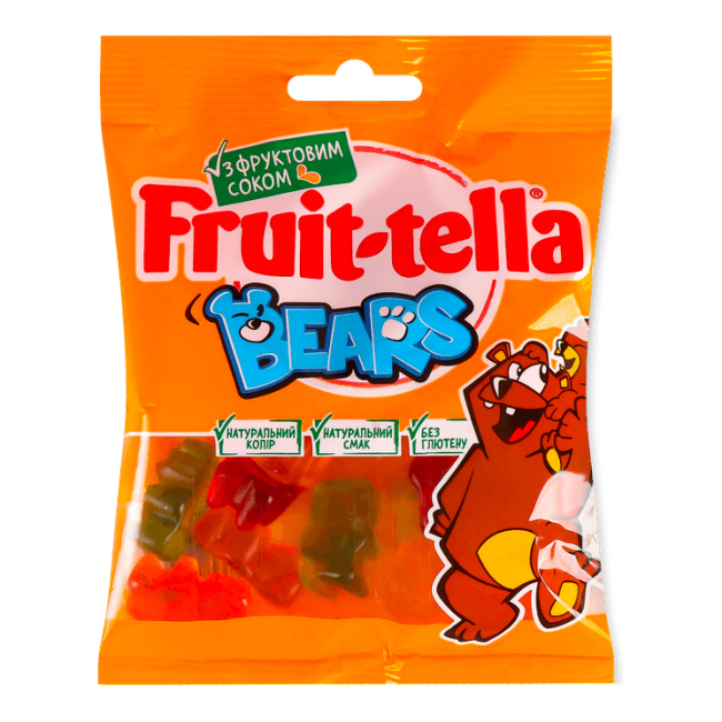 Сладости - Мармелад Perfetti Fruit-tella Orsetti (8000735005037)