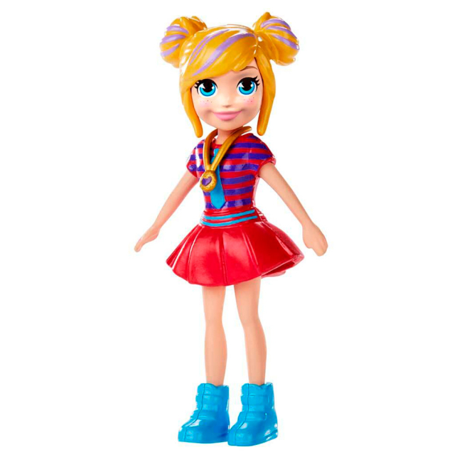 Ляльки - Лялька Polly Pocket Trendy outfit Поллі у спідниці (GCD63/FWY20)