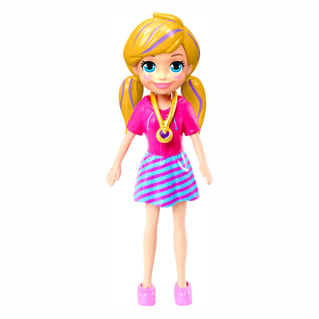 Ляльки - Лялька Polly Pocket Trendy outfit Поллі у спідниці (GCD63/GDK97)