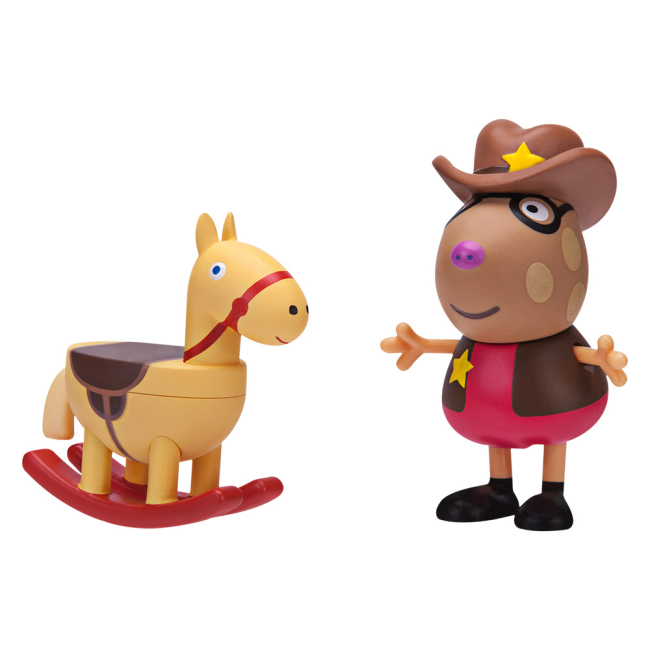 Фигурки персонажей - Фигурка Peppa Pig Педро с лошадкой (PEP0483)