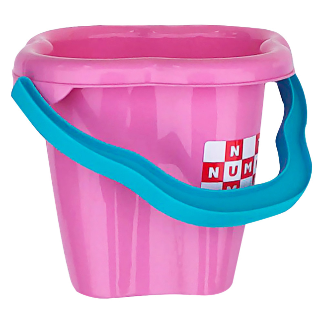 Наборы для песочницы - Ведерко Numo toys Башня розовое (710 1453/1029/pink) (710 1453/1029 /pink)
