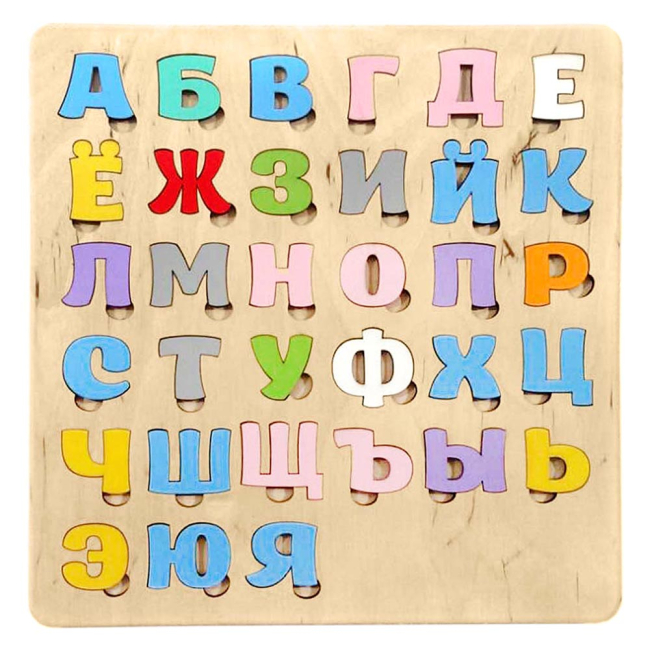 Розвивальні іграшки - Сортер Little Panda Російський алфавіт магнітний (10-544104)