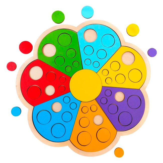 Развивающие игрушки - Сортер Little Panda Цветик-семицветик (10-544134)
