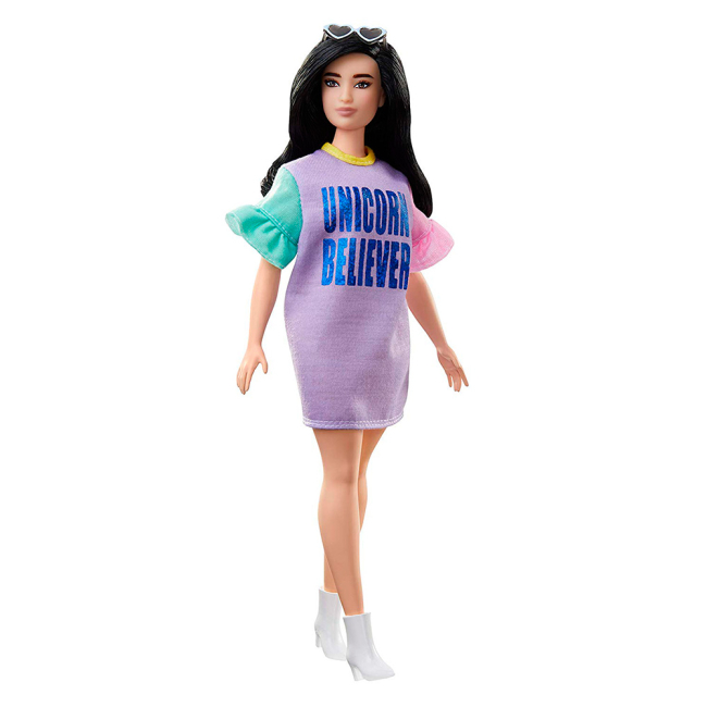 Ляльки - Лялька Barbie Fashionistas Туніка із рюшами пампушка (FBR37/FXL60)