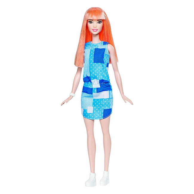 Куклы - Кукла Barbie Fashionistas Джинсовый пэчворк (FBR37/DYY90)