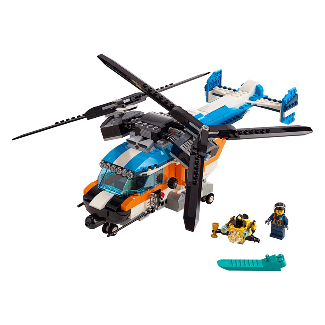Конструктори LEGO - Конструктор LEGO Creator Двогвинтовий гелікоптер (31096)