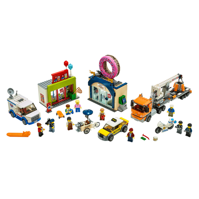 Конструкторы LEGO - Конструктор LEGO City Открытие магазина пончиков (60233)