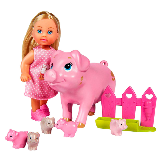 Ляльки - Ігровий набір Steffi & Evi Вагітна свинка (5733337)