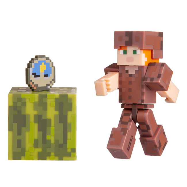 Фигурки персонажей - Фигурка Jazwares Minecraft серия 4 Алекс в кожаных доспехах (19975M)