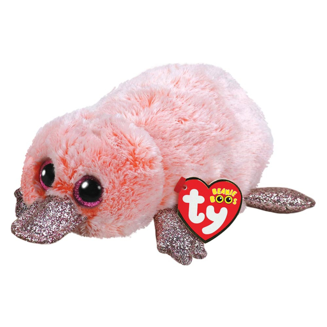М'які тварини - М'яка іграшка TY Beanie Boo's Рожевий качконіс Вілма 15 см (36217)