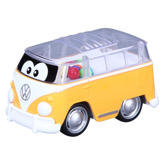 Машинки для малышей - Машинка Bb junior Volkswagen Samba Poppin bus желтая (16-85109/16-85109 yellow)