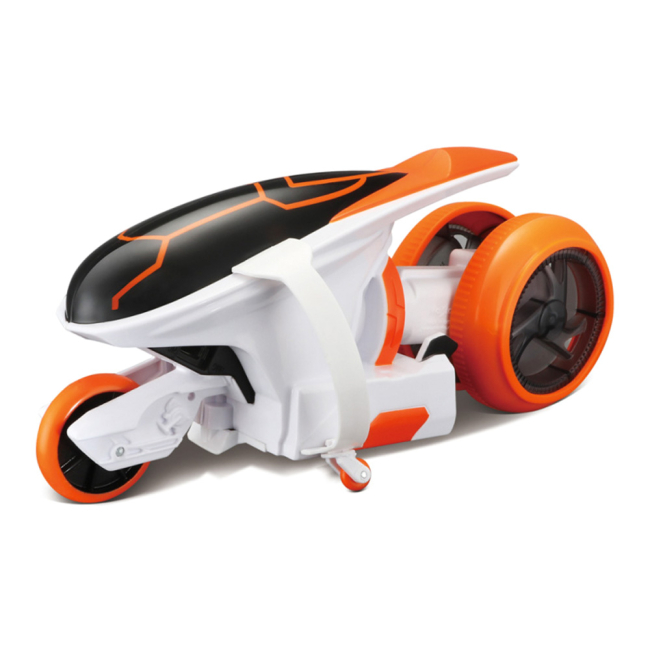 Радіокеровані моделі - Іграшковий мотоцикл Maisto Cyclone 360 на радіокеруванні оранжево-білий (82066 orange/white)