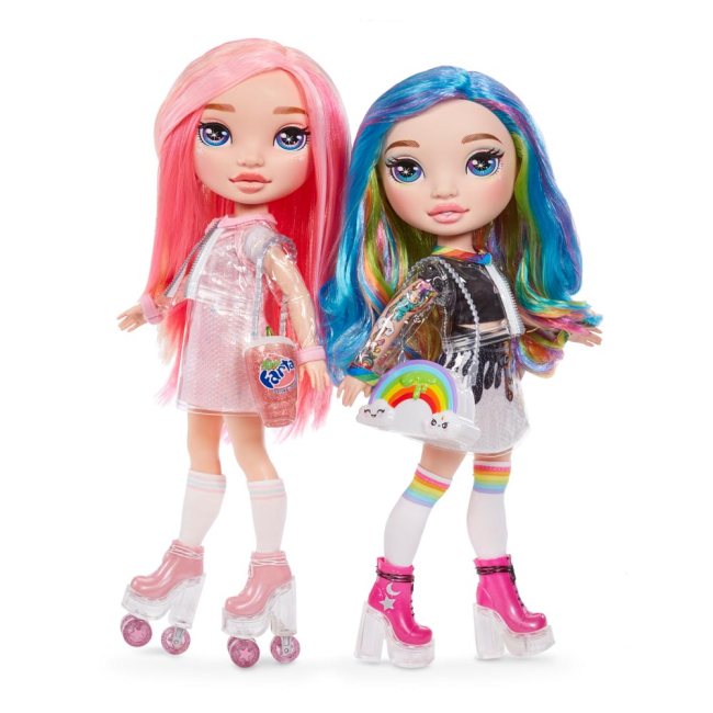 Ляльки - Набір Poopsie Rainbow girls Веселкова або рожева леді сюрприз (559887)
