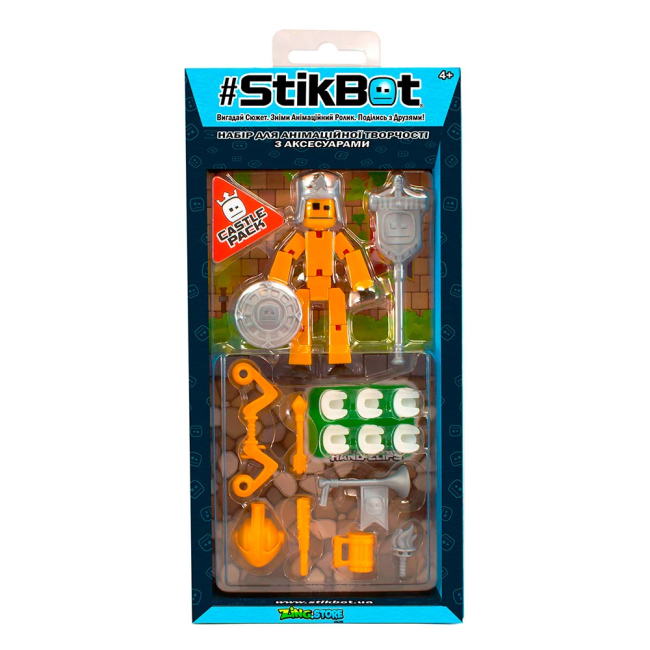 Фігурки персонажів - Фігурка для анімації Stikbot S3 Лицар (TST3620C)