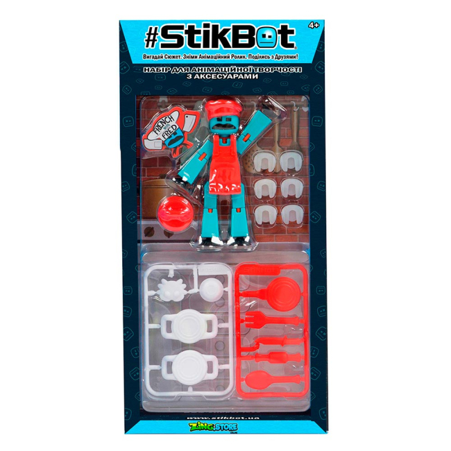 Фигурки персонажей - Фигурка для анимации Stikbot S4 Кулинарное шоу (TST4620C)