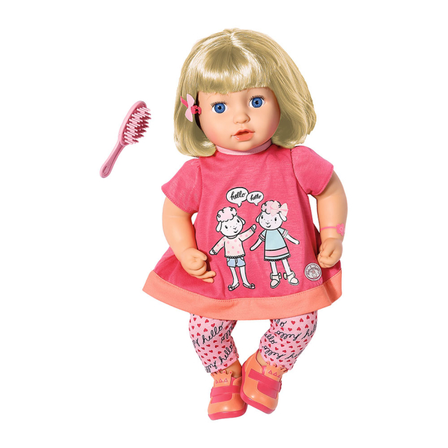 Пупсы - Интерактивная кукла Baby Annabell Повторюшка Джулия озвученная (700662)